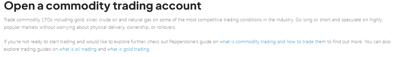 pepperstone-commodities-description